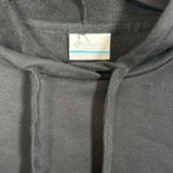 Columbia Women's Trek Graphic Treatment Fleece Hoodie - Black, Silver XS - Picture 8 of 8